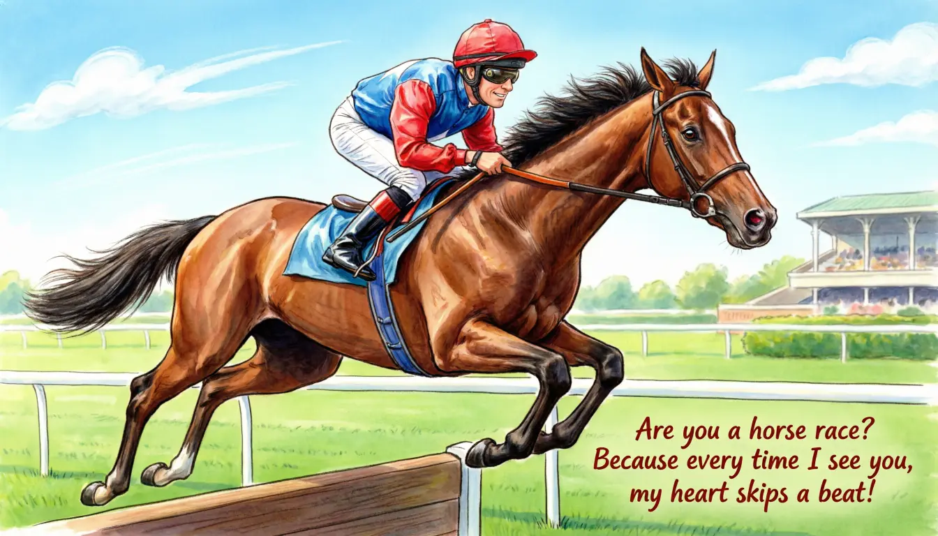 horse racing pick up lines