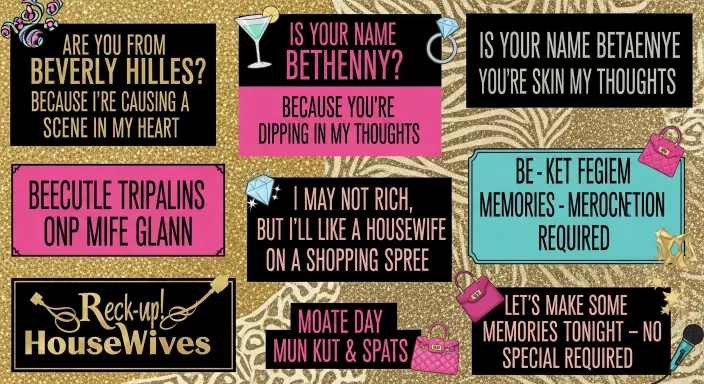 Funny Real Housewives Pick Up Lines
