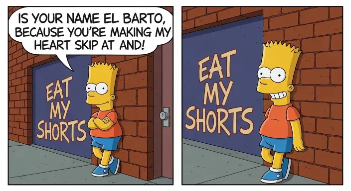 Trending Simpsons Pick Up Lines